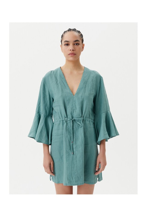 Maaji női ruha, lenvászon, zöld