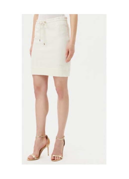 Fusta Joop, bumbac/poliester, crem