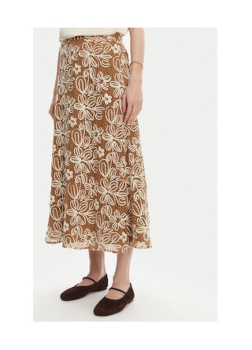 Fusta LUISA SPAGNOLI, bej, poliester, Bej