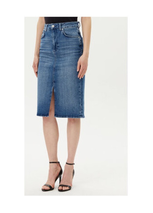 Fusta Joop, 10017870, bumbac/elastan, albastru, 36 EU