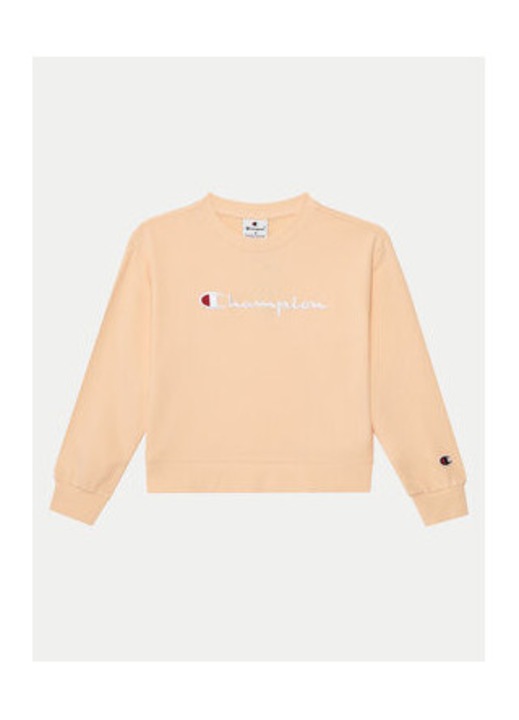 Férfi pulóver, Champion, pamut/poliészter, világos narancssárga