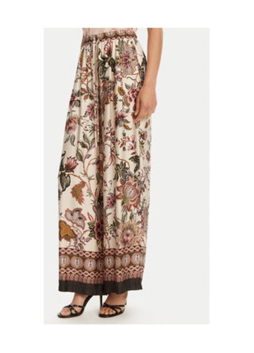 Női nadrág, VICOLO, TD0829 DF BURRO modell, színes, poliészter, bézs