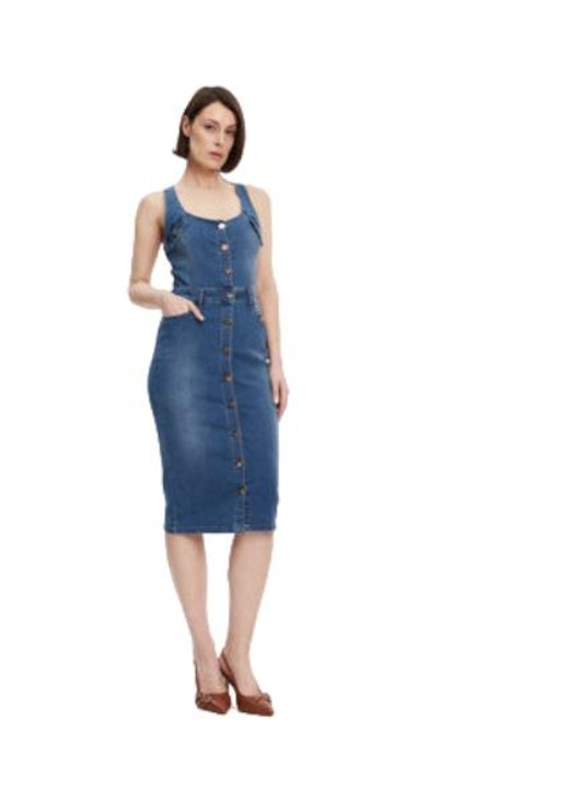 Fracomina ruha, pamut polieszter, kek, Kék, XS