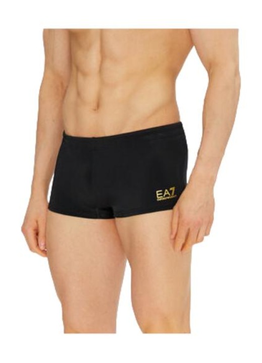 Boxeri barbati Emporio Armani EA7, poliamida/elastan, negru, XL INTL