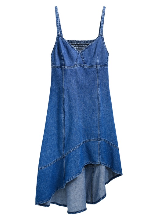 Рокля, DESIGUAL, среден деним, син, памук/полиестер