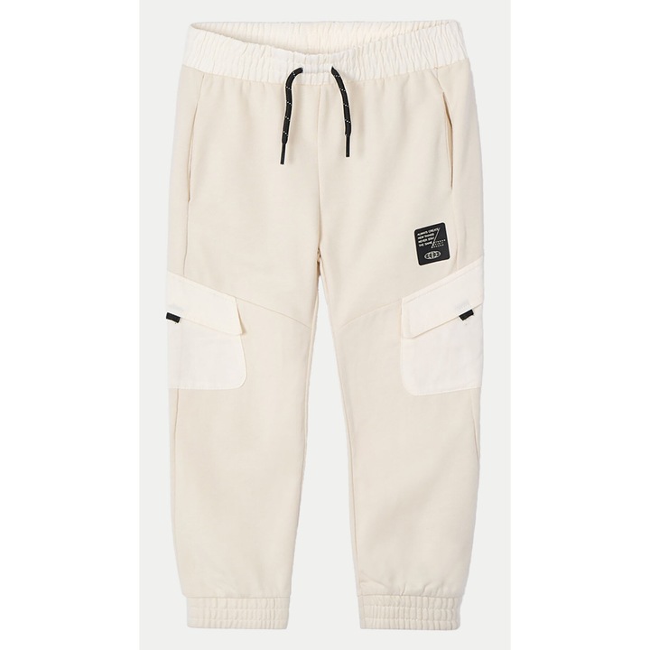 Gyereknadrág, Mayoral, 3570 68, pamut és poliészter, bézs