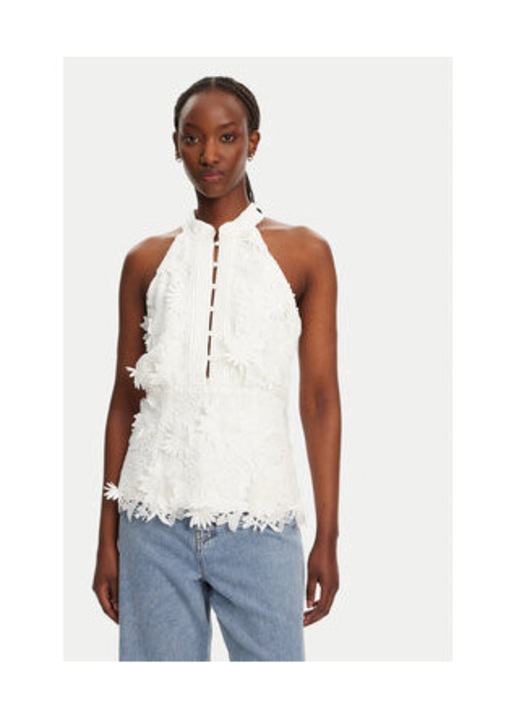 Bluza dama, BARDOT, ORCHIDEE, 100% poliester, Alb