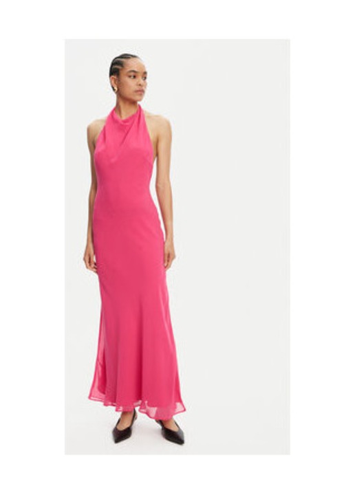 Rochie BARDOT, model 59919DB1, roz intens, 100% poliester