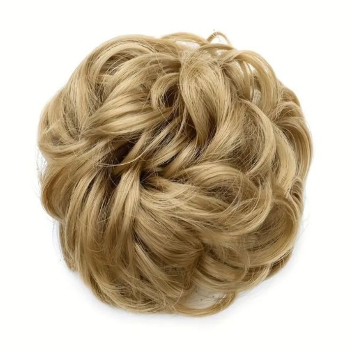 Ластик за коса тип кок, тип Q5, червеникаво рус, 20 см