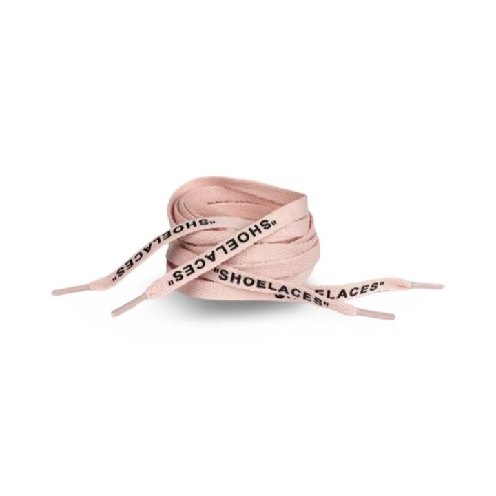 Sireturi shoelaces, 180cm, roz prafuit