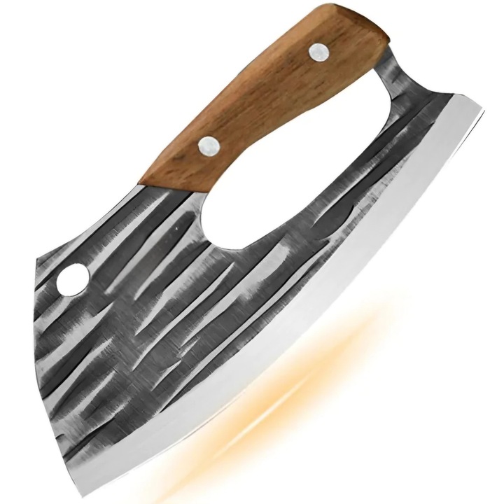 Cutit Chef, Japonez, Profesional, 21 cm – Lama Groasa si Ascutita din Otel Inoxidabil, Maner Antiderapant, Ideal pentru Carne, Legume si Sarcini Precise in Bucatarie