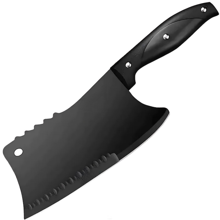 Cutit Chef, Tip Japonez, Lama Lata Ultra Ascutita din Otel, Ergonomic, Ideal pentru Carne, Peste si Legume, Taiere Precisa si Rapida, 29 cm