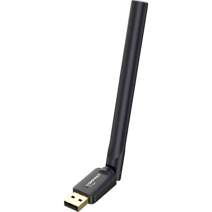 USB Bluetooth адаптер COMFAST CF-B45, 5.4, черен, 14.5x23.6x7.9мм