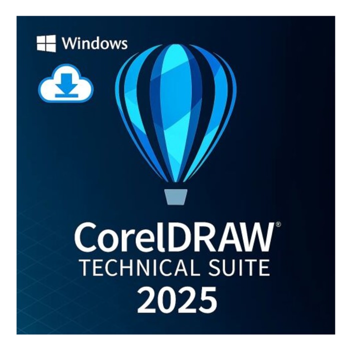 CorelDRAW Technical Suite 2025 1 eszköz, Windows, állandó, elektronikus licenc