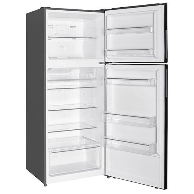 Frigider cu doua usi Davoline FSRX 415 E NF IX, Total No Frost, Inverter, H 178 cm, L 70 cm, Aficaj LED, 415 l, Clasa E, Inox
