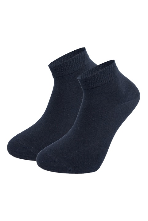 2 pár férfi bambuszszálas zokni, bokáig érő, Newtone, PATB-2, varratmentes, lélegző, szagtalanító, izzadásgátló, antibakteriális, kényelmes, sötétkék, egyszínű, 41-44 EU