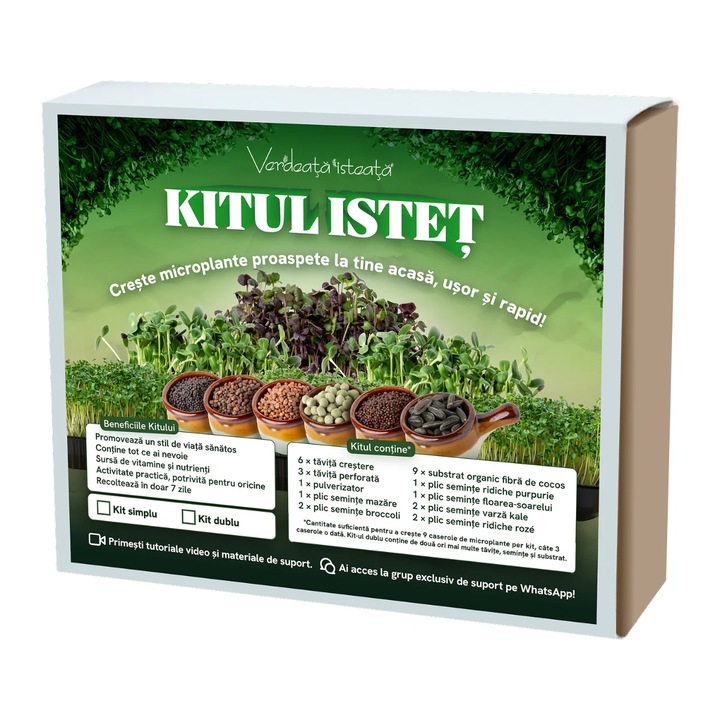 Kitul istet pentru a creste microplante acasa