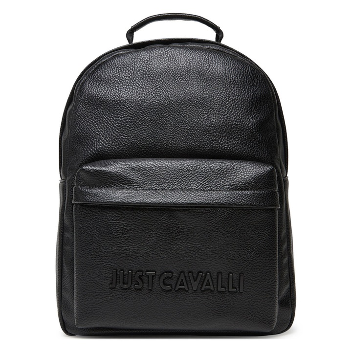 Ghiozdan barbati Just Cavalli, 78QA4B11 ZSB81, Piele ecologica, 0 EU, Negru