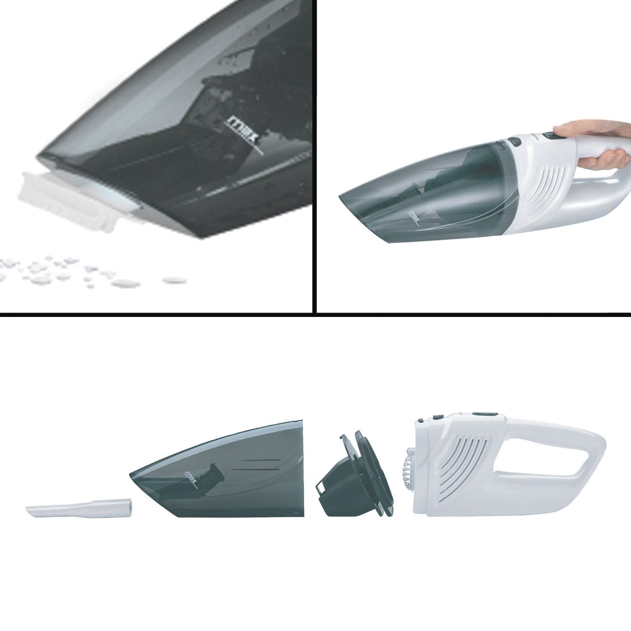 Aspirator de mana multifunctional, reincarcabil, 40W, aspirare umeda si uscata