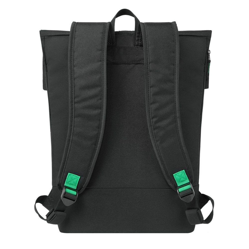 Rucsac laptop Rivacase Gremio Eco Rolltop 15L, negru, 15.6", 430x280x135mm