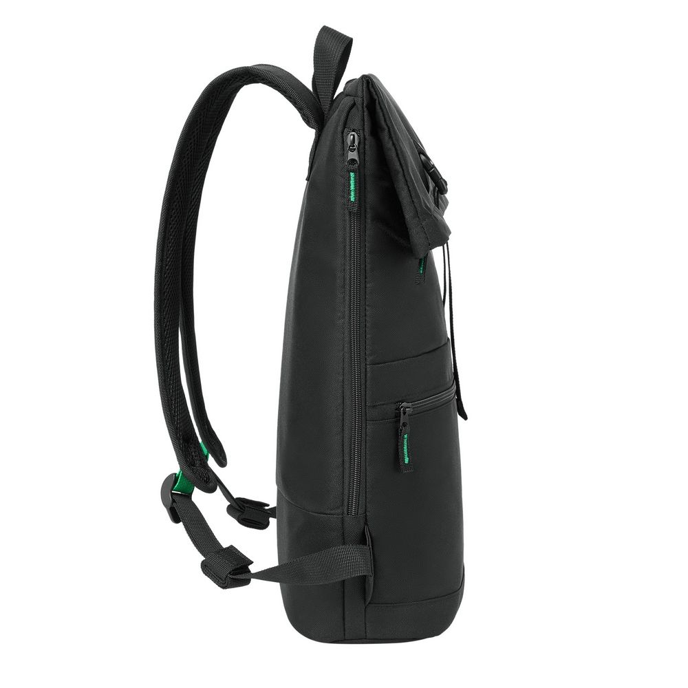 Rucsac laptop Rivacase Gremio Eco Rolltop 15L, negru, 15.6", 430x280x135mm