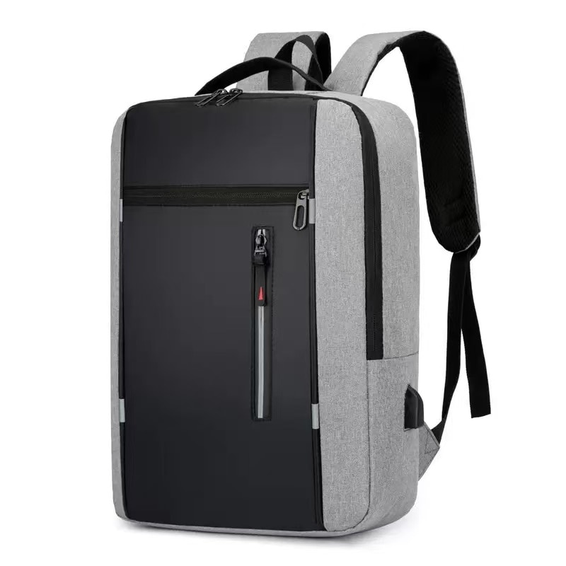 Rucsac laptop, Redapric, multifunctional, USB, 32x16x46cm, gri/negru