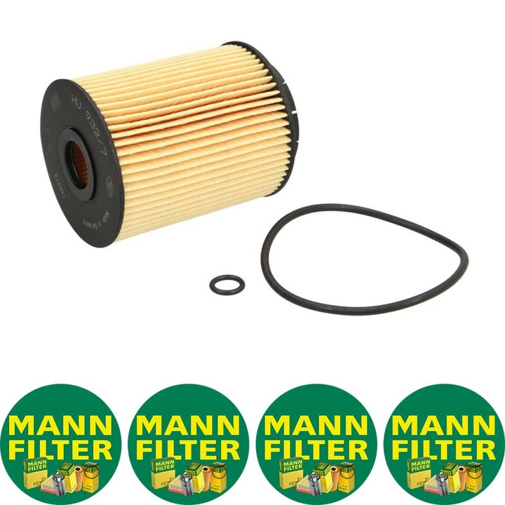Filtru ulei Auto Mann Filter HU 932/7 X pentru VW TOUAREG 3.2/3.6/4.2 10.02-05.10, 4 stickere Mann Filru