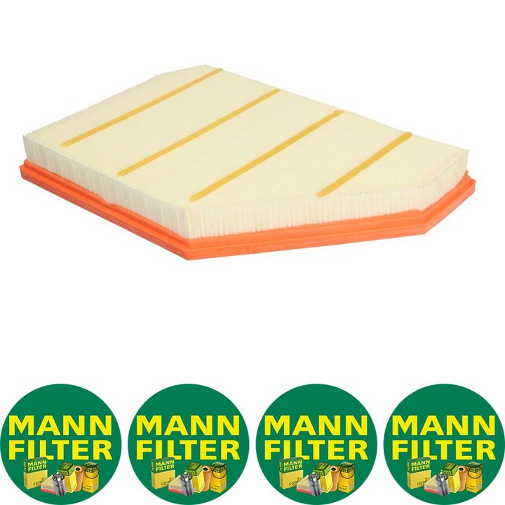 Filtru aer (Cartridge)Auto Mann Filter C 28 091 pentru BMW X5 (G05, F95), X6 (G06, F96), X7 (G07), XM (G09) 4.4/4.4H 08.18, 4 stickere Mann Filru
