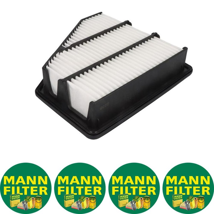 Filtru aer (Cartridge)Auto Mann Filter C 24 075 pentru HONDA CIVIC IX, CIVIC VIII 1.6D/2.2D 09.05-12.16, 4 stickere Mann Filru