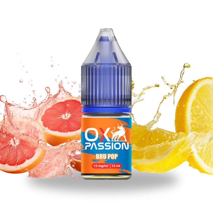 Lichid Tigara Electronica Oxva Ox Passion 20mg, 10 ml - Bru Pop ( Grapefruit Lemon)