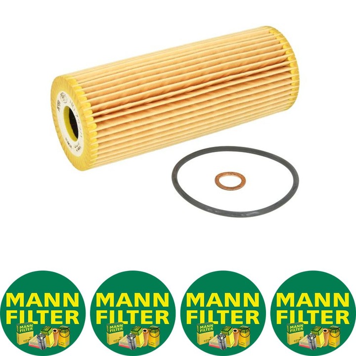 Filtru ulei Auto Mann Filter HU 727/1 X pentru MERCEDES 124 (A124), 124 (C124), 124 T-MODEL (S124), 124 (W124), C (CL203), C T-MODEL (S202), C T-MODEL (S203), C (W202), C (W203), CLK (A208), CLK (C208) 1.8-5.0 05.86, 4 stickere Mann Filru