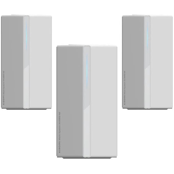 Xiaomi AX3000 NE Wi-Fi 6 Mesh rendszer, 3 csomag, fehér, 4 WAN/LAN port