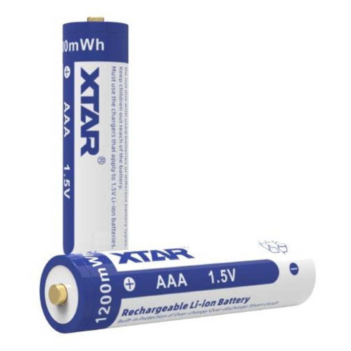 R03 / AAA 1.5V Xtar elemkészlet 750mAh, 4 darab