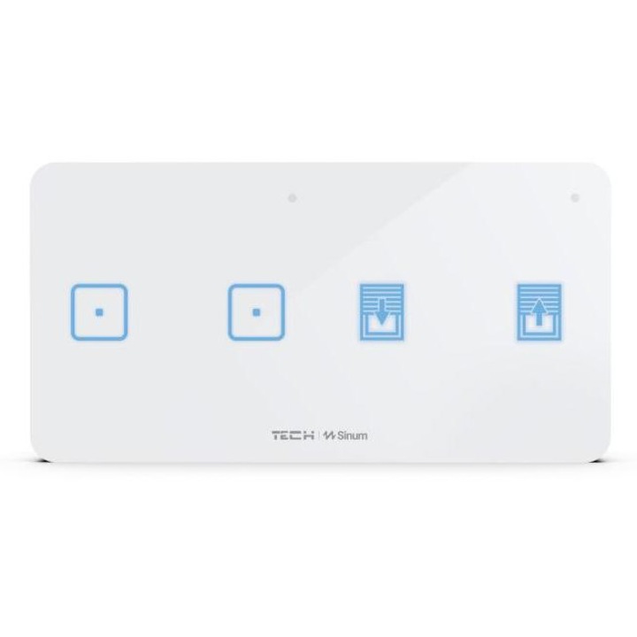 Bicolor vezeték nélküli kapcsoló, TECH Sterowniki, fehér, WSZ-22P modell