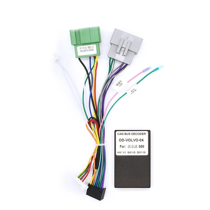 Cablaj multimedia Cablaj adaptor Autodrop Volvo S80 (2001-2006) pentru Navigatii multimedia Android