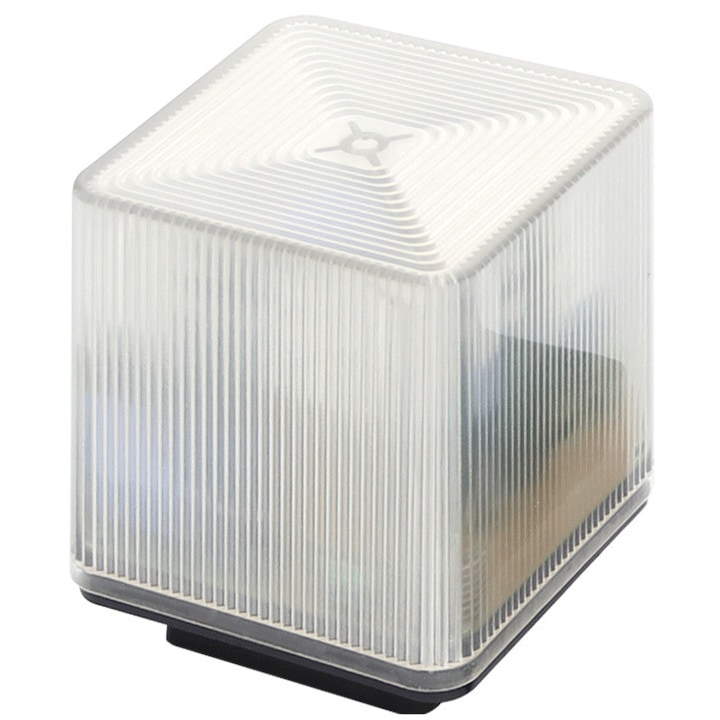 Proxima KWADRAT LED lámpa, 5W, IP54, 12-24V AC/DC vagy 230V AC, 433,92MHz antennával