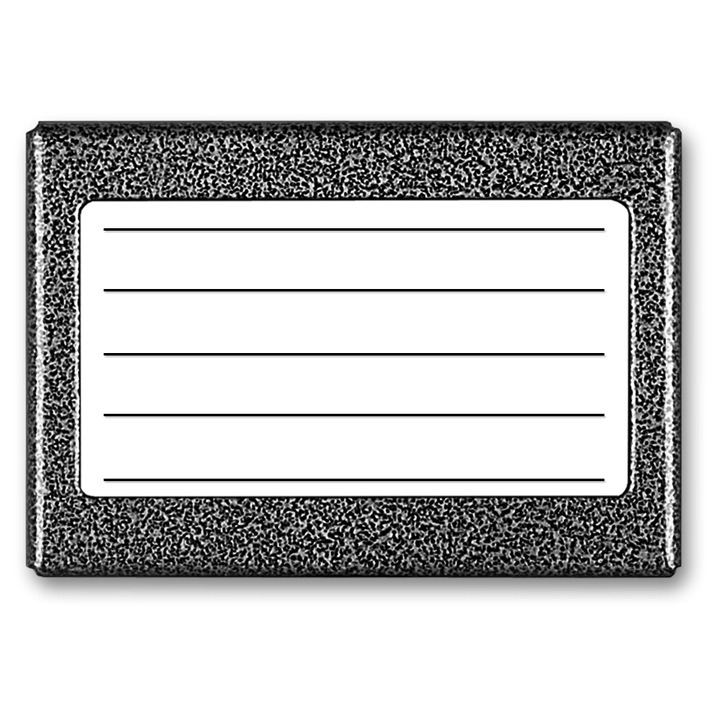 Világító panel ACO CDN-5ST bérlői listához, 5 bemenet, időjárásálló, változatos méretek