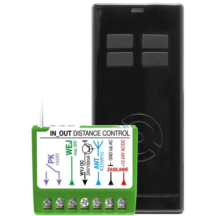 Kit-uri automatizari porti si usi garaj Proxima set control distanta T4, negru