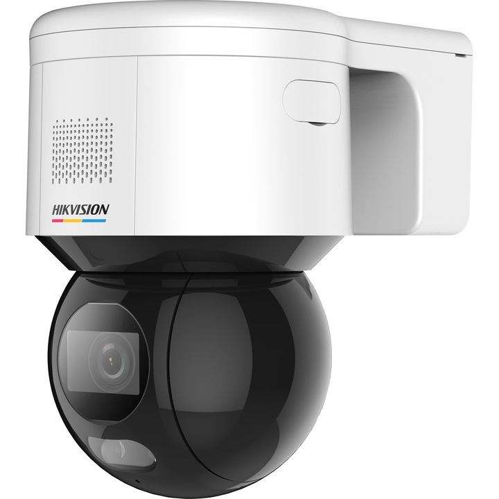 IP PTZ камера за видеонаблюдение HIKVISION DS-2DE3A400BW-DE/W, бяла, компактни размери