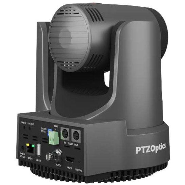 Camera Web PTZOptics 20X Move 4K, gri, model PT20X-4K-GY-G3