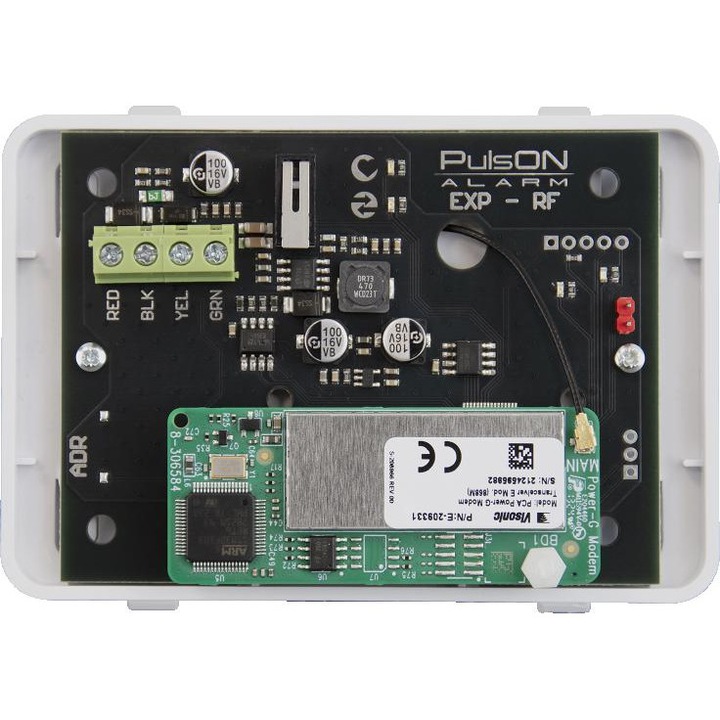 PulsON EXP-RF(PowerG)-BOX modul, BCS, beléptető és megfigyelő kiegészítők