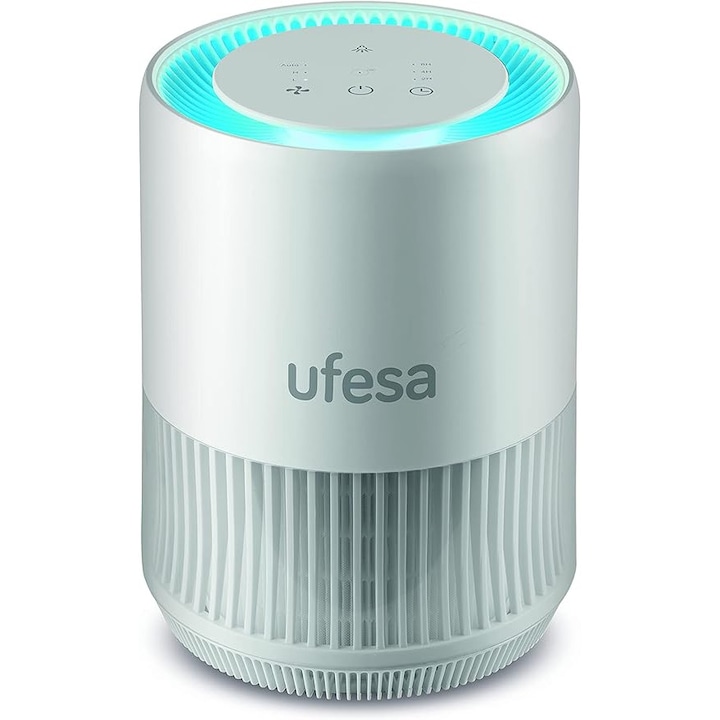 Purificator de aer Zigma Aerio-300 AI, Smart WIFI, CADR 330m³/h, 3 viteze, 146mp, APP, Alb