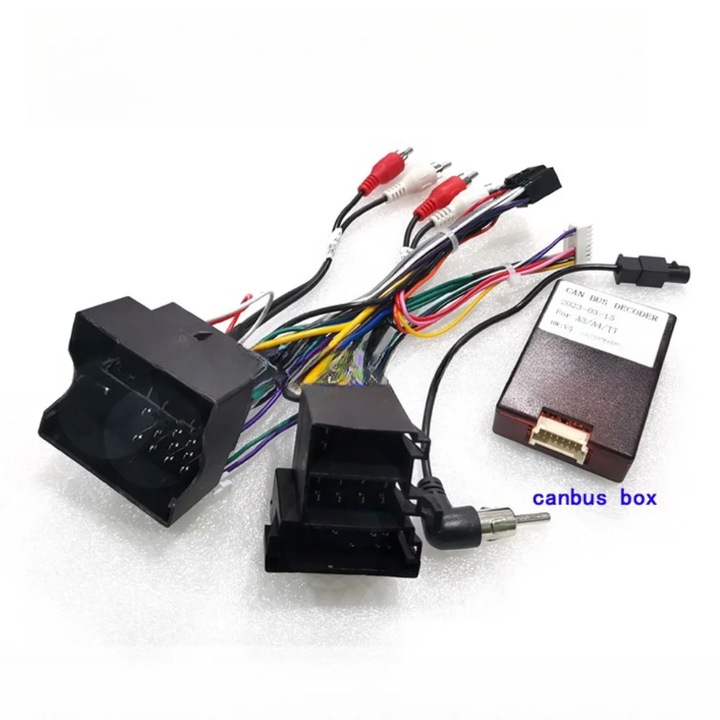 Cablaj multimedia AutoDrop pentru Audi TT, adaptor Navigații Android, 16 pini, 9 inch