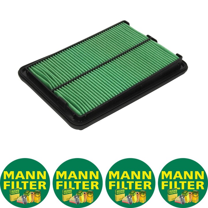 Filtru aer (element filtrant) Auto Mann Filter C 25 040 pentru NISSAN QASHQAI II, X-TRAIL III, RENAULT KADJAR, KOLEOS II 1.2-2.5 11.13, 4 stickere Mann Filru