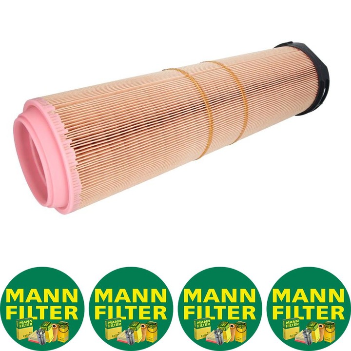 Filtru aer (element filtrant) Auto Mann Filter C 12 178 pentru MERCEDES E T-MODEL (S211), E (VF211), E (W211), S (W220) 2.7D/3.2D 03.02-07.09, 4 stickere Mann Filru