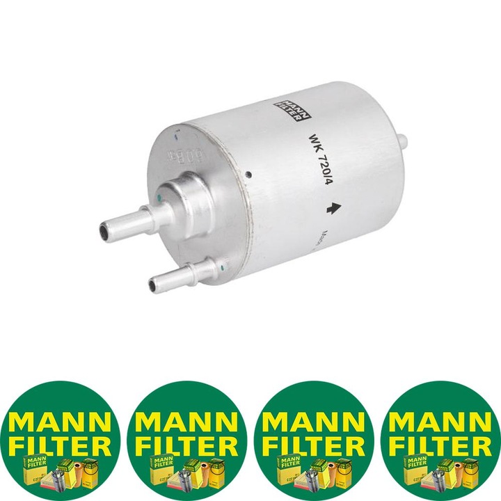 Filtru combustibil Auto Mann Filter WK 720/4 pentru AUDI A4 B7, A6 ALLROAD C6, A6 C6, A8 D3, R8, R8 SPYDER, LAMBORGHINI GALLARDO, GALLARDO SPYDER, SEAT EXEO, EXEO ST 1.8-6.0 12.03, 4 stickere Mann Filru