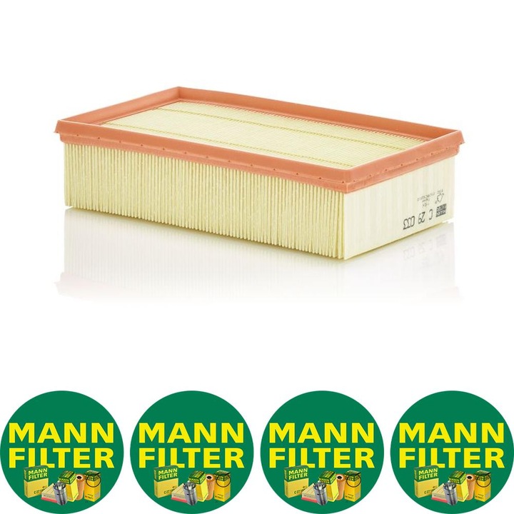 Filtru aer Auto Mann Filter C 29 033 pentru RENAULT ESPACE V, GRAND SCENIC IV, KANGOO III, KANGOO III/MINIVAN, MEGANE IV, SCENIC IV, TALISMAN 1.5D-2.0D 02.15, 4 stickere Mann Filru