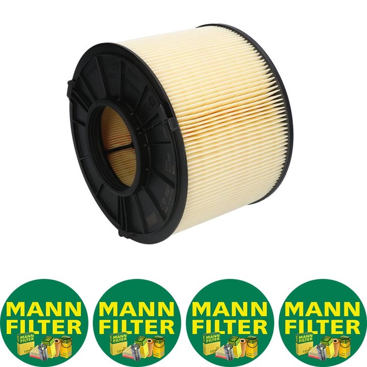 Filtru aer (element filtrant) Auto Mann Filter C 17 012/1 pentru AUDI A4 B9, A5 2.0/2.0CNG/2.0H 05.15, 4 stickere Mann Filru