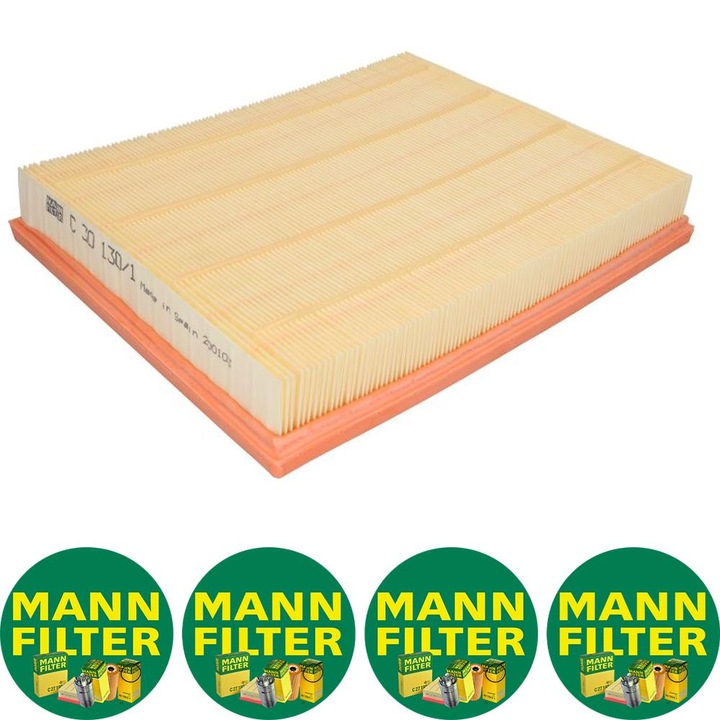 Filtru aer (element filtrant) Auto Mann Filter C 30 130/1 pentru OPEL ASTRA G, ASTRA G CLASSIC, ASTRA G/KOMBI 1.7D/2.0D 02.98-12.09, 4 stickere Mann Filru