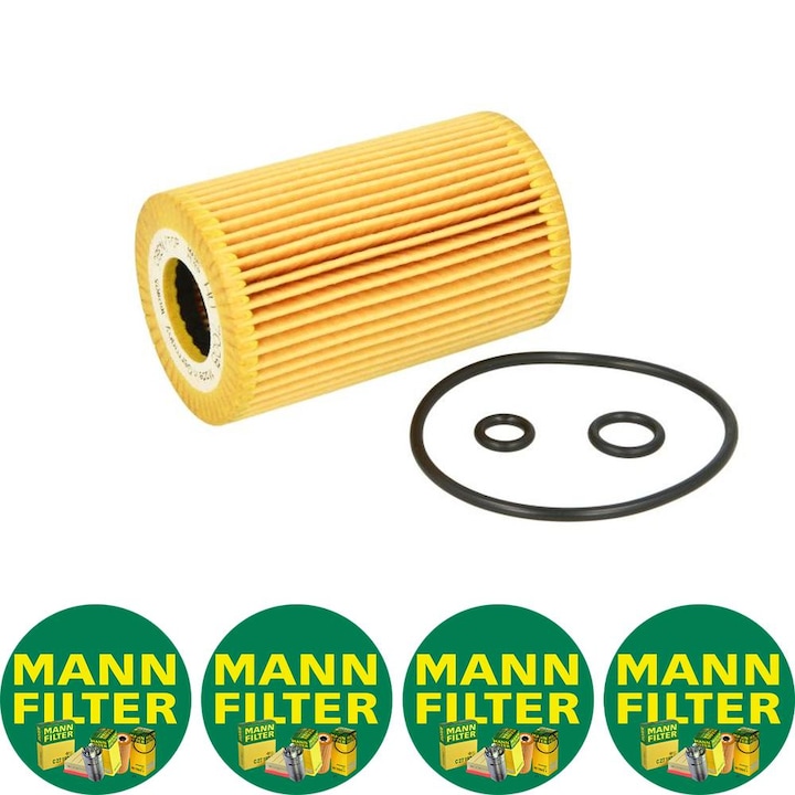 Filtru ulei Auto Mann Filter HU 7008 Z pentru AUDI A1, A3, A4 ALLROAD B8, A4 B8, A5, A6 C7, Q3, Q5, TT, GAZ GAZELLE NEXT, GAZELLE NN, SEAT ALHAMBRA, ALTEA, ALTEA XL, EXEO, EXEO ST, IBIZA IV 1.4/1.6D/2.0D 05.03, 4 stickere Mann Filru